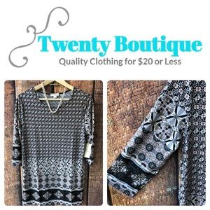 3/4 Sleeve Printed Top (silky feel)